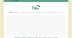 Desktop Screenshot of elatownship.org
